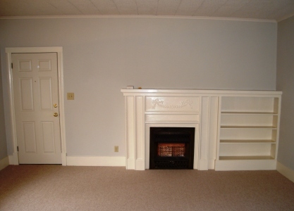 #4 Original built-in mantle and bookcase